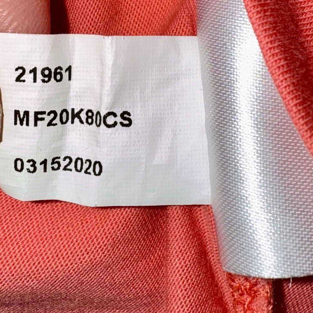 Peter Millar Polo Shirt Solid Aqua MF20K80CS (Orange) Cotton Men''s Size - Large - Picture 10 of 10